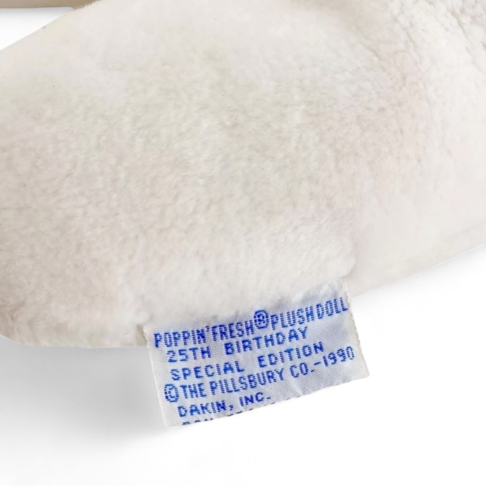1990 Birthday Edition Poppin Fresh Dough Boy Plush​ - Picture 3 of 4